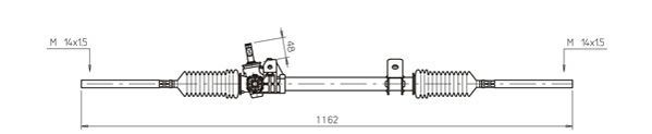 GENERAL RICAMBI Stūres mehānisms RE4032